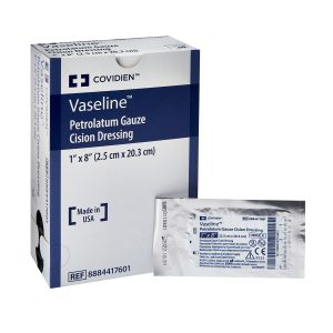 VaselineÂ® Petrolatum Impregnated Dressing, 1 x 8 Inch<br>167694CS