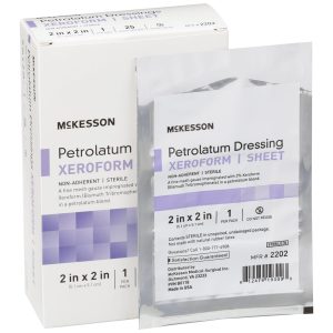 Xeroformâ„¢ Nonocclusive Xeroform Petrolatum Impregnated Dressing, 2 x 2 inch<br>32750CS