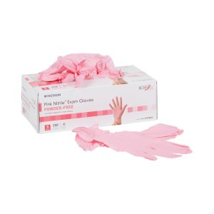 McKesson Pink Nitrile? Exam Glove, Small