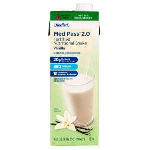 Med Pass? 2.0 Vanilla Fortified Nutritional Shake, 32 ounce carton