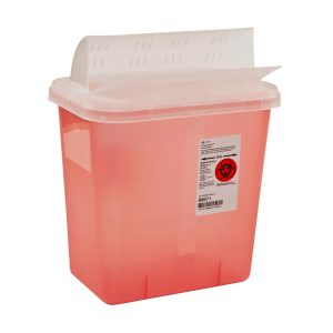 SharpSafetyâ„¢ Multi-purpose Sharps Container, 2 Gallon, 12Â¾ x 7Â¼ x 10Â½ Inch<br>179685CS