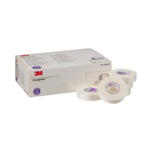 3M? Durapore? Silk-Like Cloth Medical Tape, 1/2 Inch x 10 Yard, White