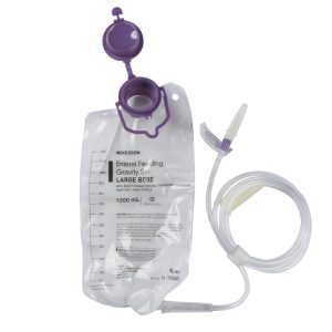 McKesson Gravity Feeding Bag Set, 1200 mL