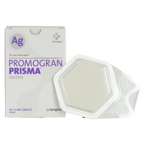 Promogran Prisma? Matrix Hexagonal Sterile Collagen Dressing with Silver, 4-1/3 x 4-1/3 Inch