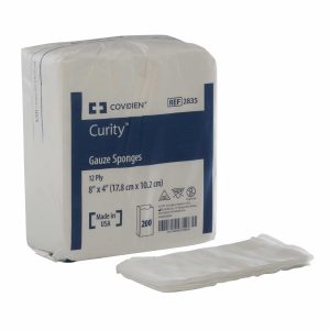 Curityâ„¢ NonSterile USP Type VII Gauze Sponge, 4 x 8 Inch<br>9972CS