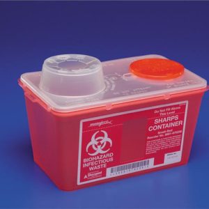 Monojectâ„¢ Multi-purpose Sharps Container, 3-1/2 Gallon, 17-7/10 x 6Â¾ x 10Â½ Inch<br>163410CS