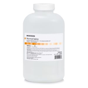 McKesson Saline Irrigation Solution, 500 mL Bottle