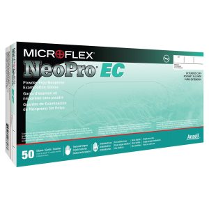 NeoProÂ® EC Polychloroprene Extended Cuff Length Exam Glove, Small, Green<br>532733CS