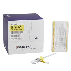 Nexiva? Closed IV Catheter, 24 Gauge