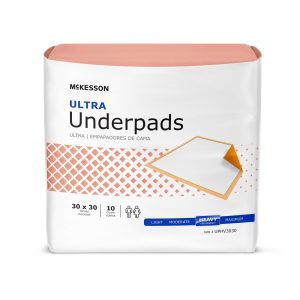 McKesson Ultra Heavy Absorbency Underpad, 30 x 30 Inch