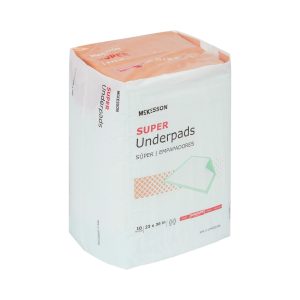 McKesson Super Moderate Absorbency Underpad, 23 x 36 Inch