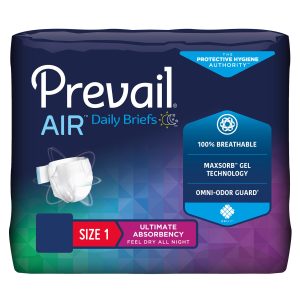 Prevail Air? Stretchable Briefs Ultimate Plus Absorbency, Size 1