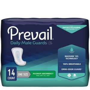 Prevail? Daily Male Guards Maximum Bladder Control Pad, 12?-Inch Length