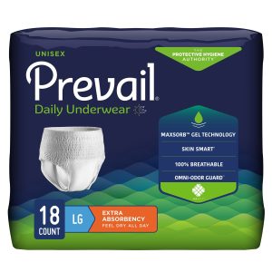 Prevail? Daily Underwear Extra Absorbent Underwear, Large